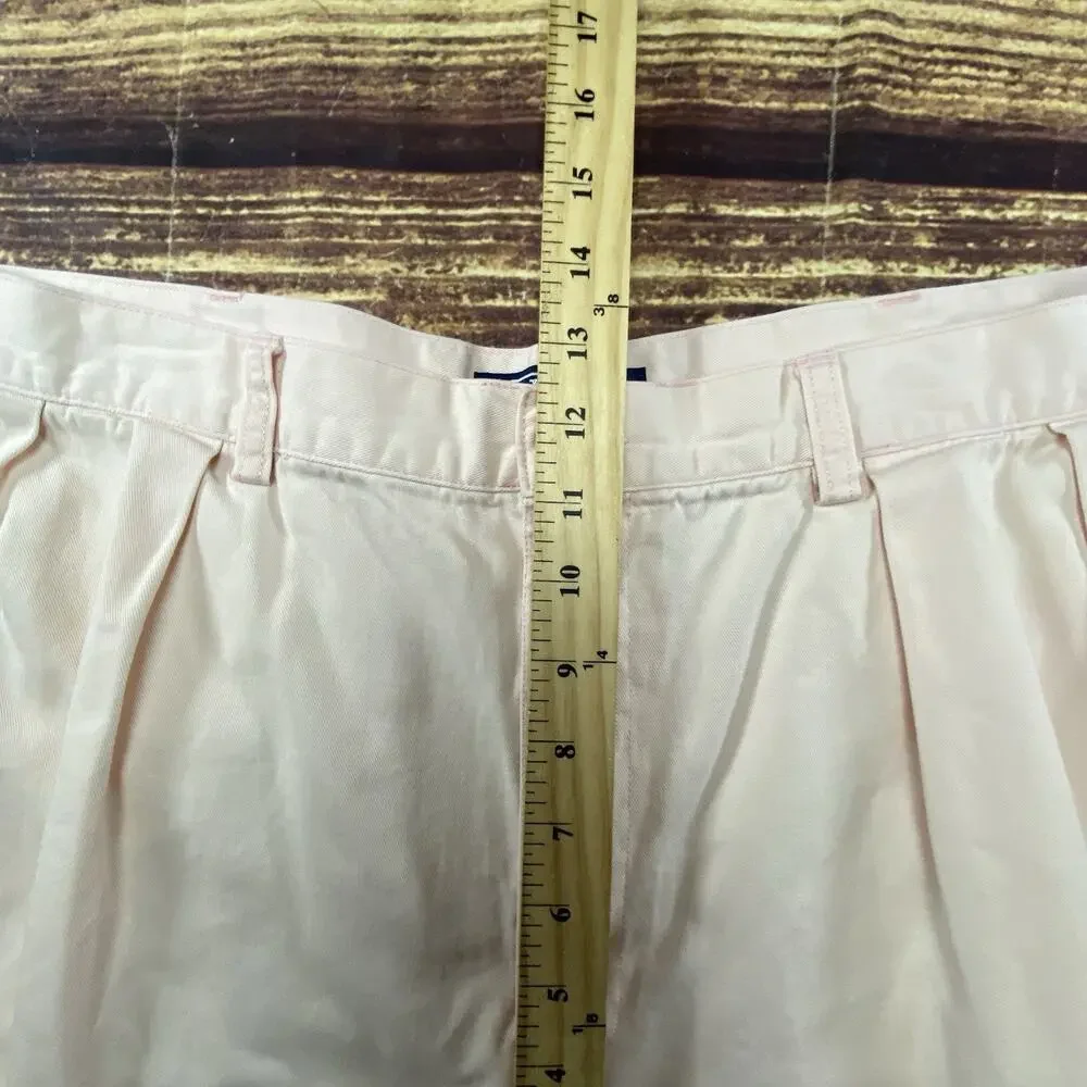Vintage Polo Ralph Lauren Shorts Mens 38 Light Pink Chino Cotton Classic